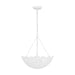 Myhouse Lighting Visual Comfort Studio - AP1193TXW - Three Light Pendant - Kelan - Textured White