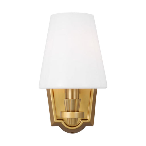 Myhouse Lighting Visual Comfort Studio - AV1001BBS - One Light Vanity - Paisley - Burnished Brass