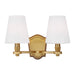 Myhouse Lighting Visual Comfort Studio - AV1002BBS - Two Light Vanity - Paisley - Burnished Brass