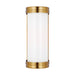 Myhouse Lighting Visual Comfort Studio - AW1131BBS - One Light Vanity - Ifran - Burnished Brass