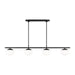 Myhouse Lighting Visual Comfort Studio - EC1264AI - Four Light Linear Chandelier - Lune - Aged Iron