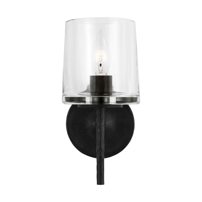 Myhouse Lighting Visual Comfort Studio - EV1001AI - One Light Wall Sconce - Marietta - Aged Iron