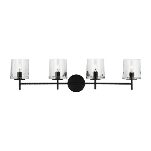 Myhouse Lighting Visual Comfort Studio - EV1004AI - Four Light Vanity - Marietta - Aged Iron