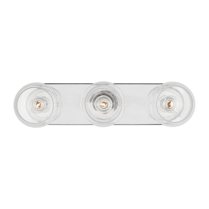 Myhouse Lighting Visual Comfort Studio - KSV1023PNGW - Three Light Vanity - Monroe - Polished Nickel