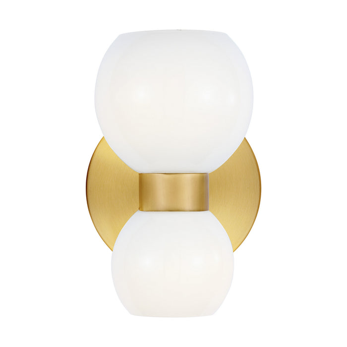 Myhouse Lighting Visual Comfort Studio - KSW1022BBSMG - Two Light Wall Sconce - Londyn - Burnished Brass