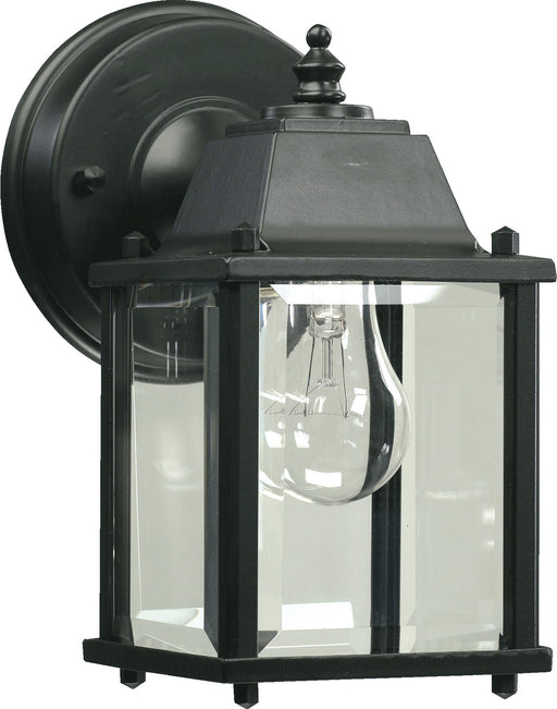 Myhouse Lighting Quorum - 780-15 - One Light Wall Mount - Aluminum Box Lanterns - Black