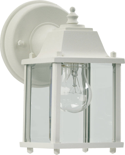 Myhouse Lighting Quorum - 780-6 - One Light Wall Mount - Aluminum Box Lanterns - White