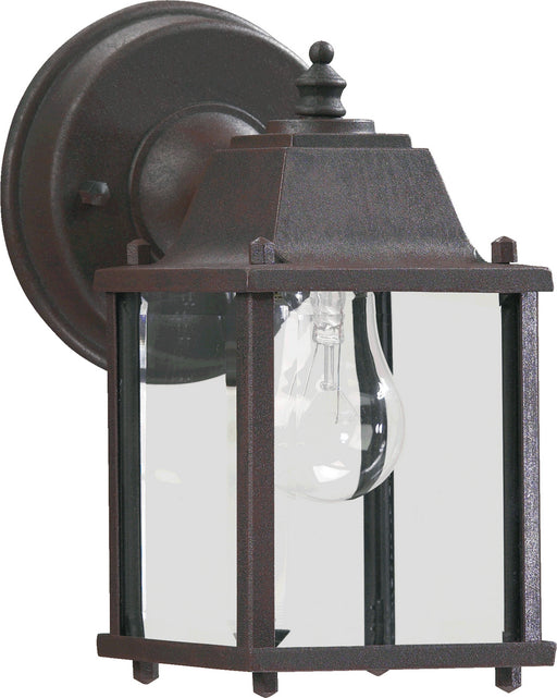 Myhouse Lighting Quorum - 780-5 - One Light Wall Mount - Aluminum Box Lanterns - Rust
