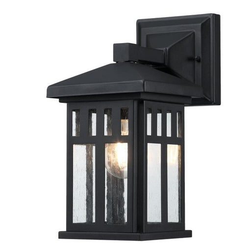 Myhouse Lighting Westinghouse Lighting - 6120800 - One Light Wall Fixture - Burnham - Textured Black