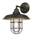 Myhouse Lighting Westinghouse Lighting - 6121700 - One Light Wall Fixture - Iron Hill - Black-Bronze With Highlights