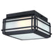 Myhouse Lighting Westinghouse Lighting - 6123600 - Two Light Flush Mount - Devyn - Textured Black