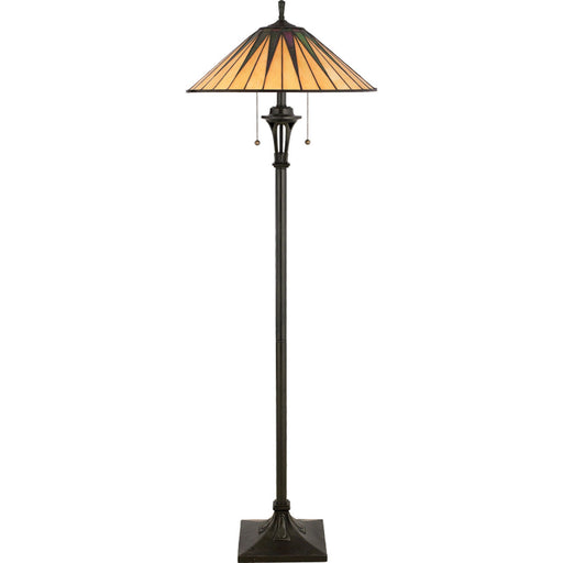 Myhouse Lighting Quoizel - TF9397VB - Two Light Floor Lamp - Gotham - Vintage Bronze