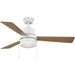 Myhouse Lighting Progress Lighting - P250076-028-WB - 52"Ceiling Fan - Trevina V - Satin White