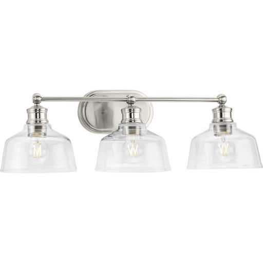 Myhouse Lighting Progress Lighting - P300397-009 - Three Light Bath - Singleton - Brushed Nickel