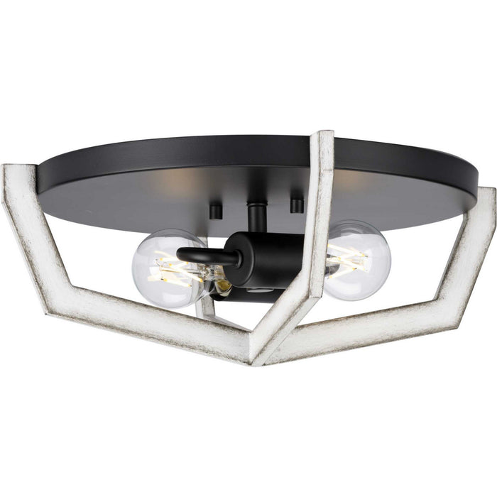 Myhouse Lighting Progress Lighting - P350224-31M - Two Light Flush Mount - Galloway - Matte Black