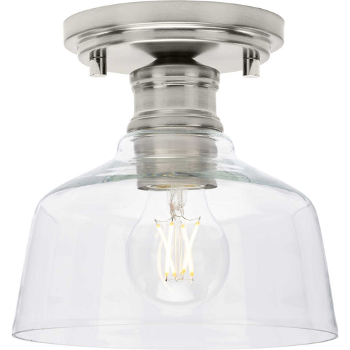 Myhouse Lighting Progress Lighting - P350226-009 - One Light Semi Flush Mount - Singleton - Brushed Nickel