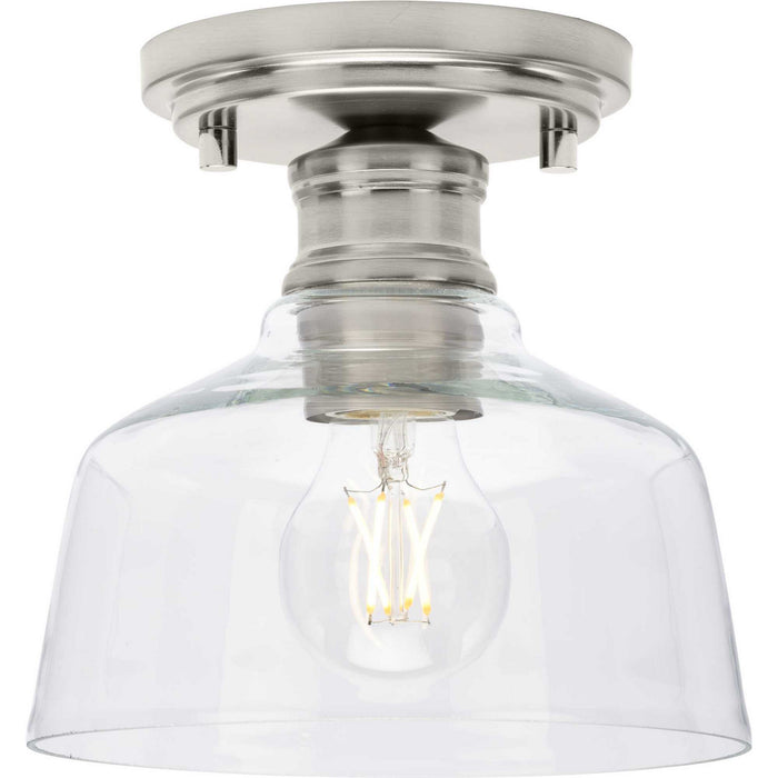 Myhouse Lighting Progress Lighting - P350226-009 - One Light Semi Flush Mount - Singleton - Brushed Nickel