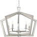 Myhouse Lighting Progress Lighting - P400301-009 - Five Light Chandelier - Galloway - Brushed Nickel