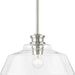 Myhouse Lighting Progress Lighting - P500381-009 - One Light Pendant - Singleton - Brushed Nickel