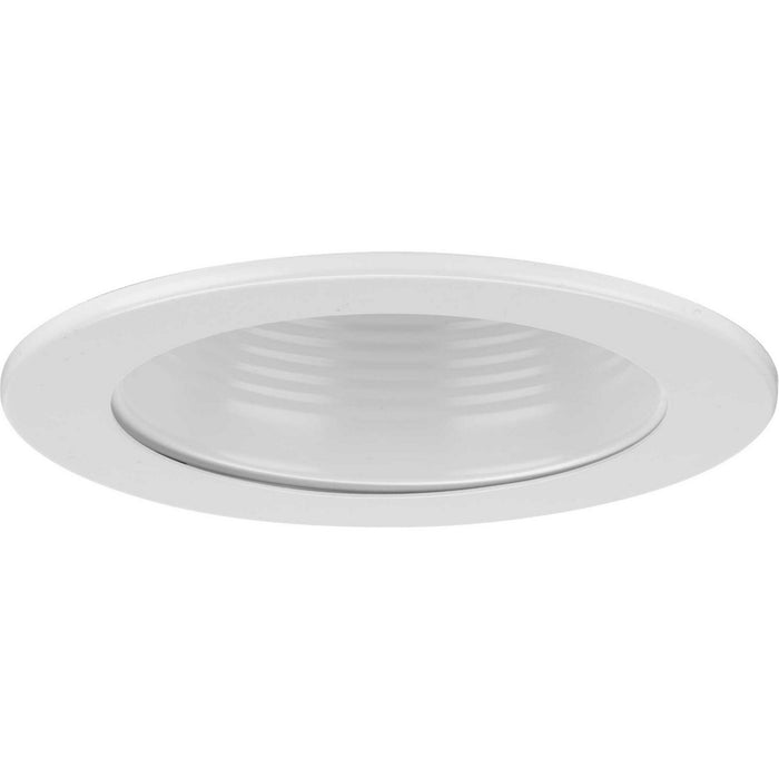 Myhouse Lighting Progress Lighting - P804000-028 - One Light Step Baffle Trim - 4In Recessed - Satin White