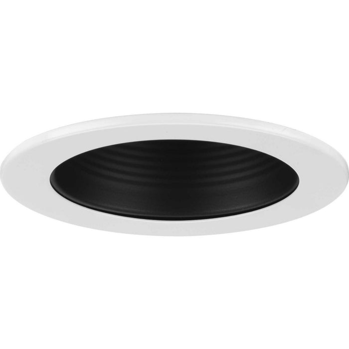 Myhouse Lighting Progress Lighting - P804000-031 - One Light Step Baffle Trim - 4In Recessed - Black