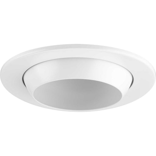 Myhouse Lighting Progress Lighting - P804003-028 - One Light Eyeball Trim - 4In Recessed - Satin White