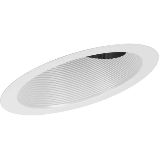 Myhouse Lighting Progress Lighting - P806008-028 - One Light Baffle Trim - 6In Recessed Slope - Satin White