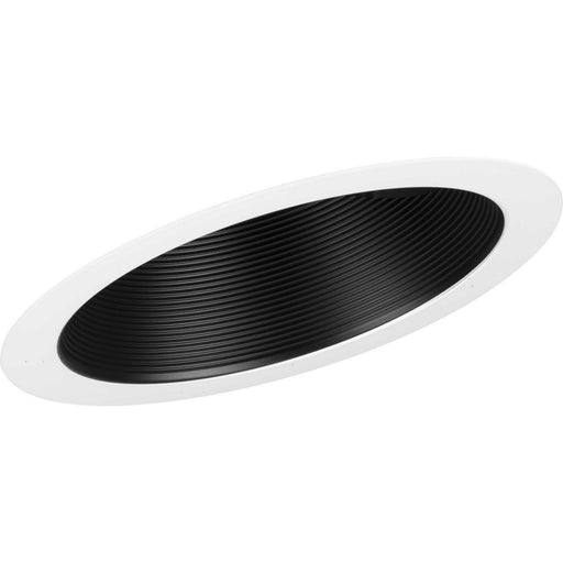 Myhouse Lighting Progress Lighting - P806008-031 - One Light Baffle Trim - 6In Recessed Slope - Black