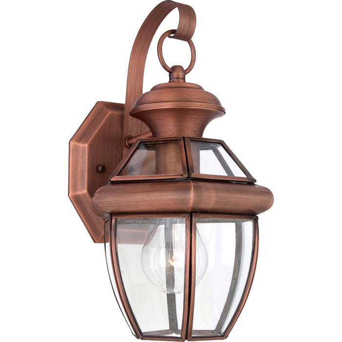 Myhouse Lighting Quoizel - NY8315AC - One Light Outdoor Wall Lantern - Newbury - Aged Copper