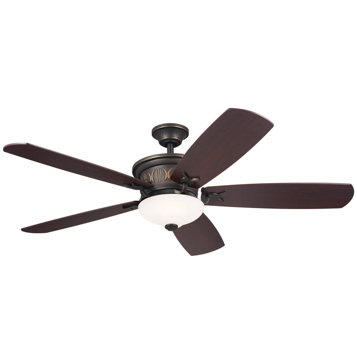 Myhouse Lighting Kichler - 300325OZ - 56"Ceiling Fan - Crescent - Olde Bronze with Gold Highlights