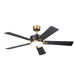 Myhouse Lighting Kichler - 300395SBK - 56"Ceiling Fan - Icon - Satin Black