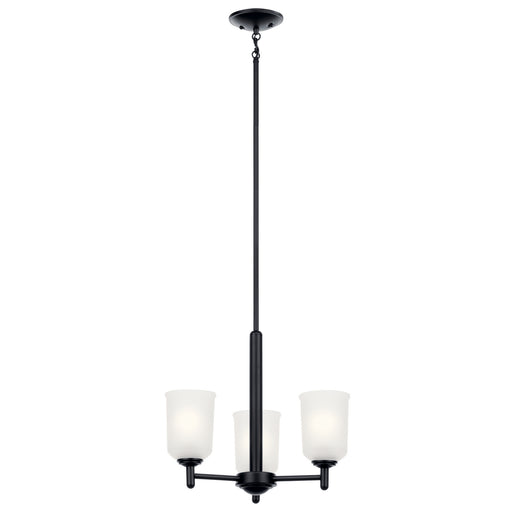 Myhouse Lighting Kichler - 43670BK - Three Light Mini Chandelier - Shailene - Black