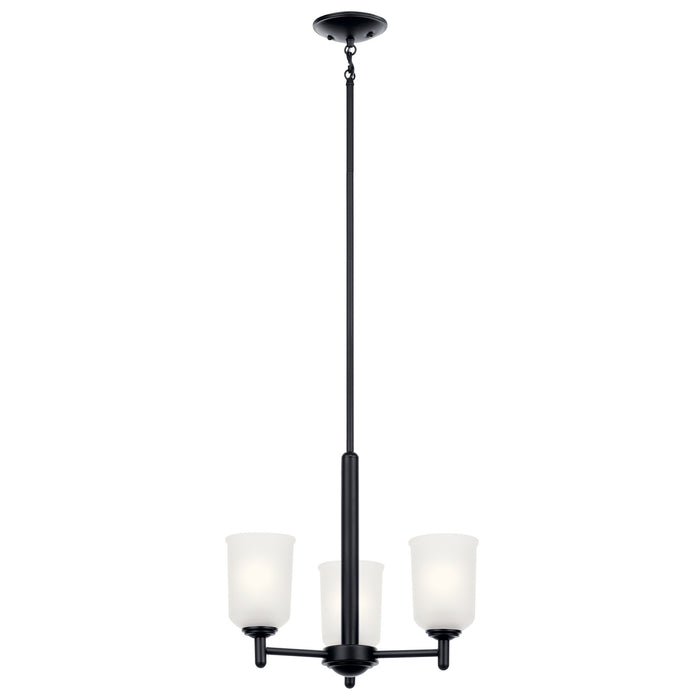 Myhouse Lighting Kichler - 43670BK - Three Light Mini Chandelier - Shailene - Black