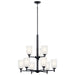 Myhouse Lighting Kichler - 43672BK - Nine Light Chandelier - Shailene - Black