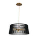 Myhouse Lighting Kichler - 44171BK - Three Light Pendant - Linara - Black