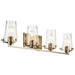 Myhouse Lighting Kichler - 45298CPZ - Four Light Bath - Alton - Champagne Bronze