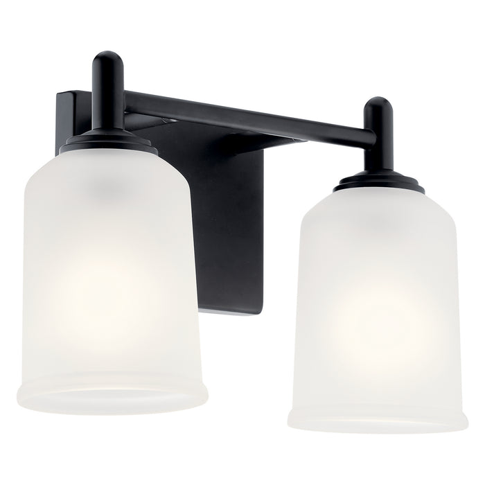 Myhouse Lighting Kichler - 45573BK - Two Light Bath - Shailene - Black