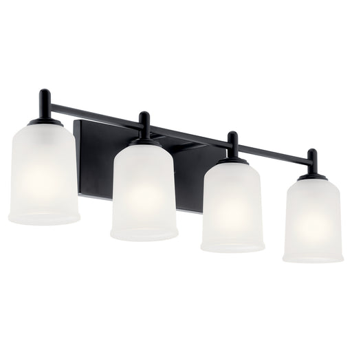 Myhouse Lighting Kichler - 45575BK - Four Light Bath - Shailene - Black