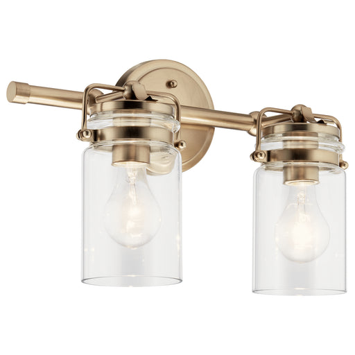 Myhouse Lighting Kichler - 45688CPZ - Two Light Bath - Brinley - Champagne Bronze