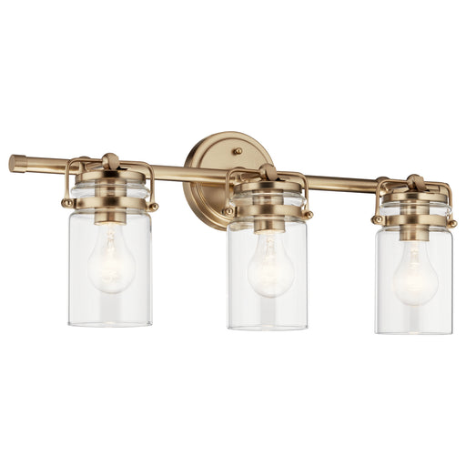 Myhouse Lighting Kichler - 45689CPZ - Three Light Bath - Brinley - Champagne Bronze