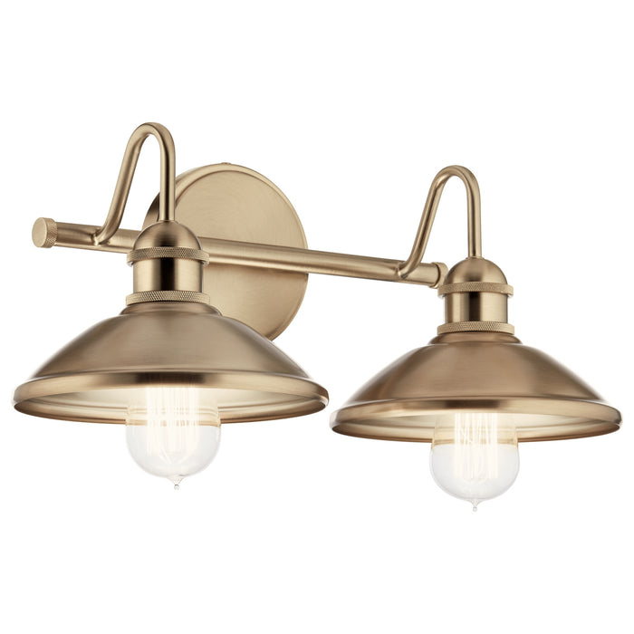 Myhouse Lighting Kichler - 45944CPZ - Two Light Bath - Clyde - Champagne Bronze