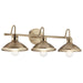 Myhouse Lighting Kichler - 45945CPZ - Three Light Bath - Clyde - Champagne Bronze