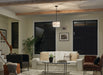 Myhouse Lighting Kichler - 52074BK - Three Light Pendant/Semi Flush - Birkleigh - Black