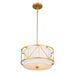 Myhouse Lighting Kichler - 52074CLG - Three Light Pendant/Semi Flush - Birkleigh - Classic Gold