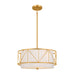 Myhouse Lighting Kichler - 52075CLG - Three Light Pendant/Semi Flush - Birkleigh - Classic Gold