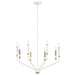 Myhouse Lighting Kichler - 52349WH - Eight Light Chandelier - Armand - White