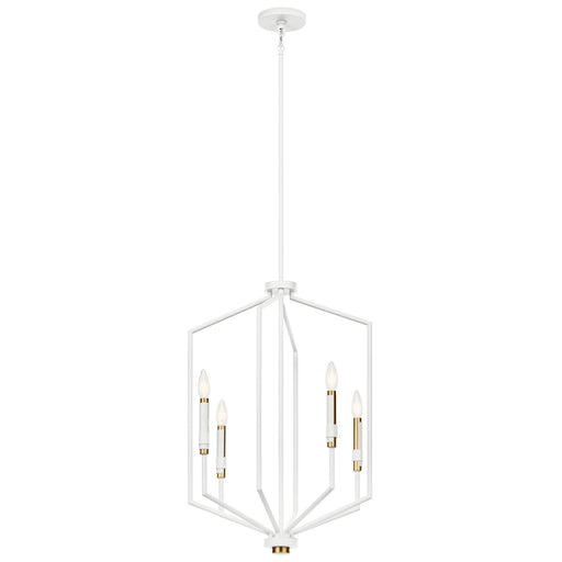 Myhouse Lighting Kichler - 52351WH - Four Light Foyer Pendant - Armand - White