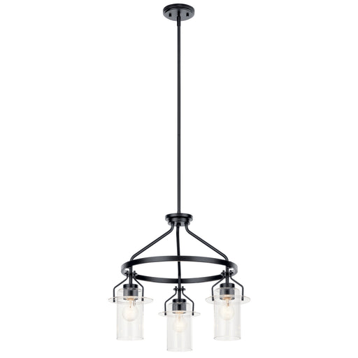 Myhouse Lighting Kichler - 52377BK - Three Light Chandelier - Everett - Black