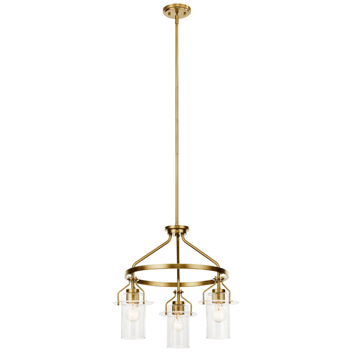 Myhouse Lighting Kichler - 52377NBR - Three Light Chandelier - Everett - Brushed Brass