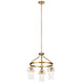 Myhouse Lighting Kichler - 52377NBR - Three Light Chandelier - Everett - Brushed Brass